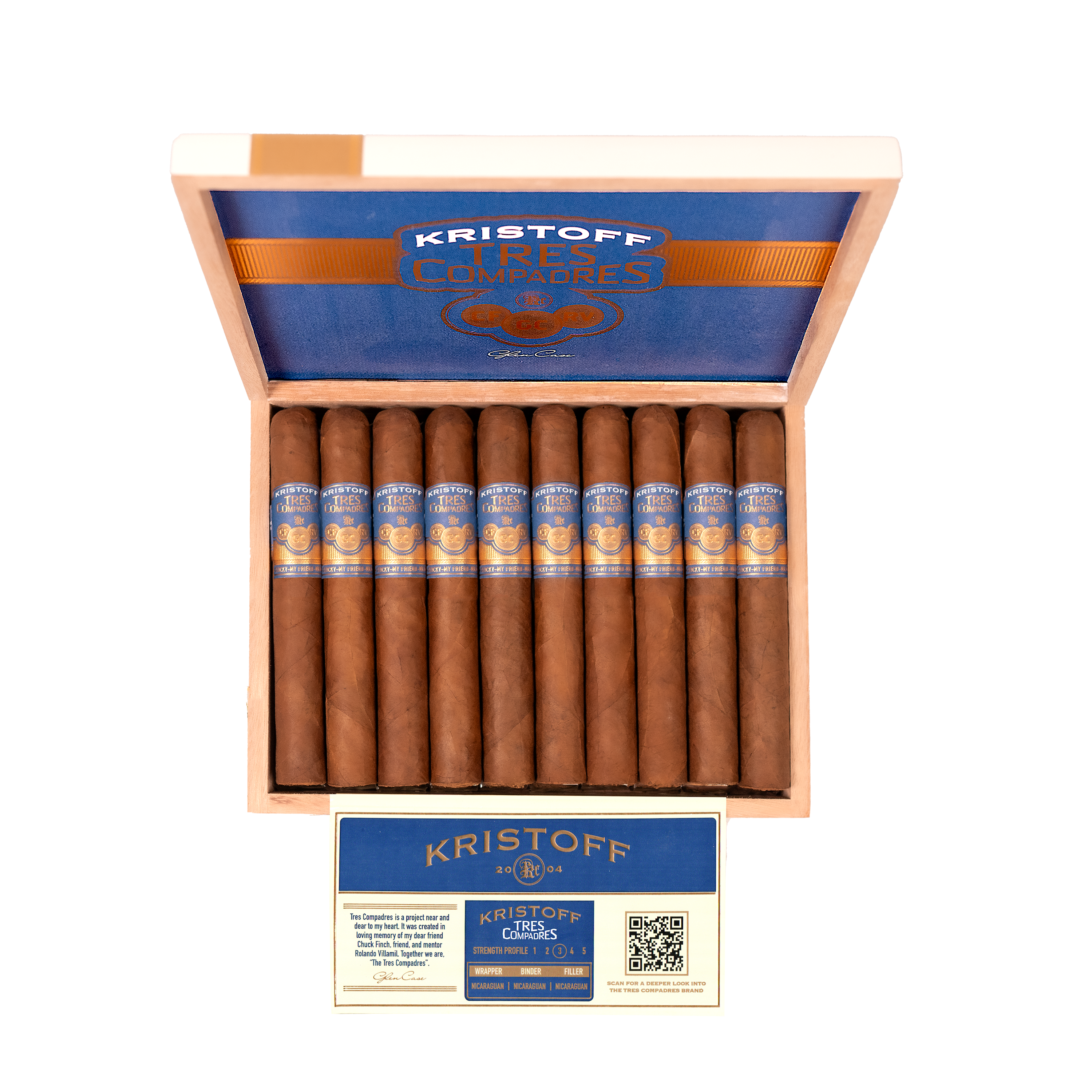 Kristoff Cigars: Tres Compadres Premium Cigar Blend